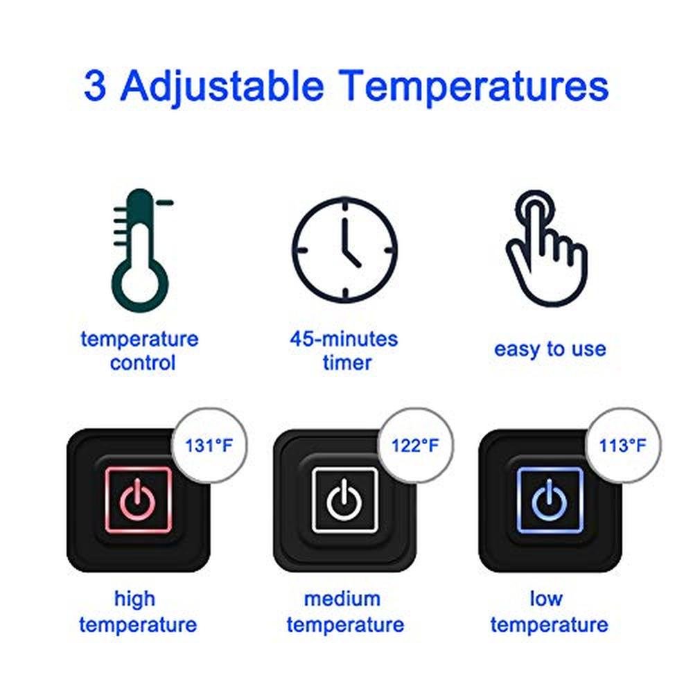 Electric Heated Foot Warmer for Men and Women – In Use