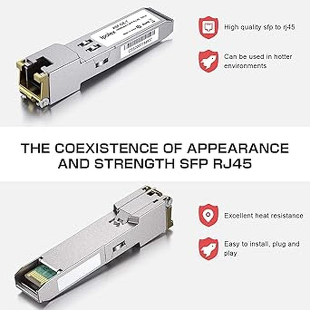SFP RJ45: Ipolex Gigabit SFP to RJ45 Copper SFP 1000Base-T – Side View