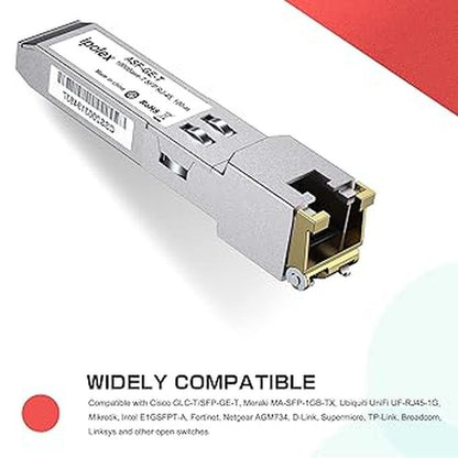 SFP RJ45: Ipolex Gigabit SFP to RJ45 Copper SFP 1000Base-T – Close-up Detail