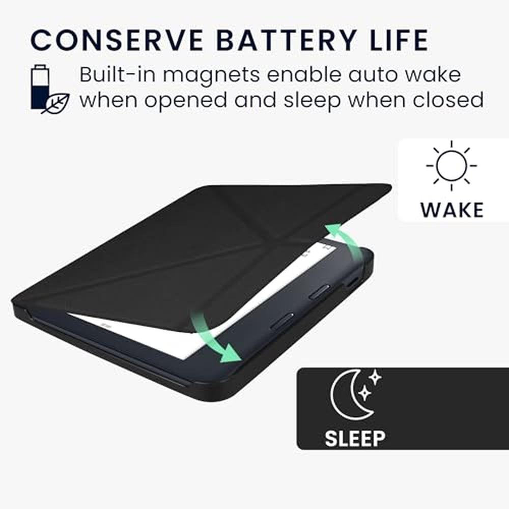 Kwmobile Case: Kwmobile Origami Case Compatible with Kobo – Close-up Detail