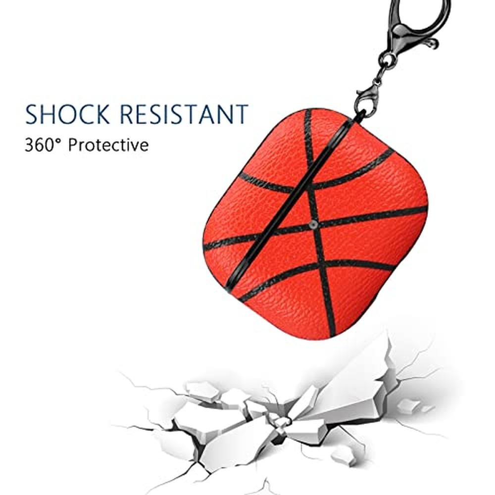 AirPods Case: Premium Shock-Resistant Basketball Case Cover – Side View