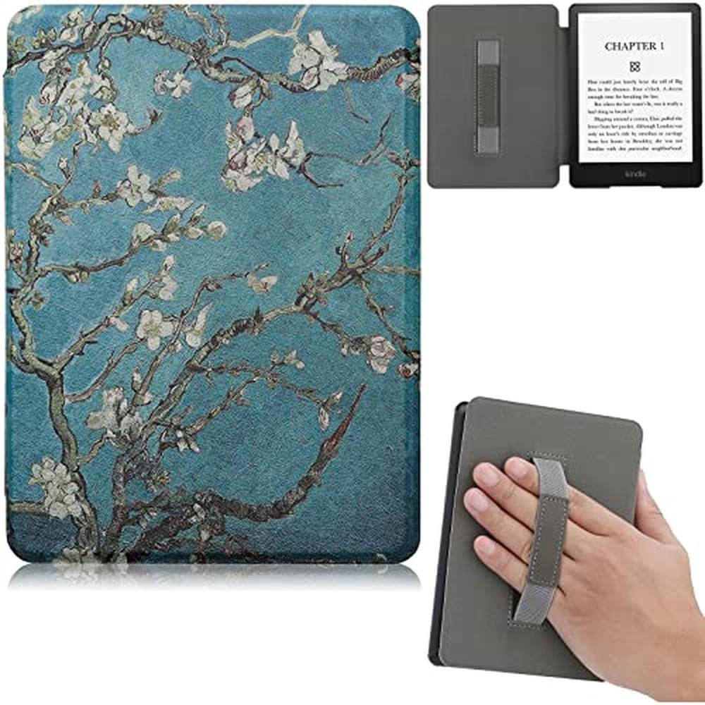 Kindle Paperwhite: REASUN Premium PU Leather Case for – Front View