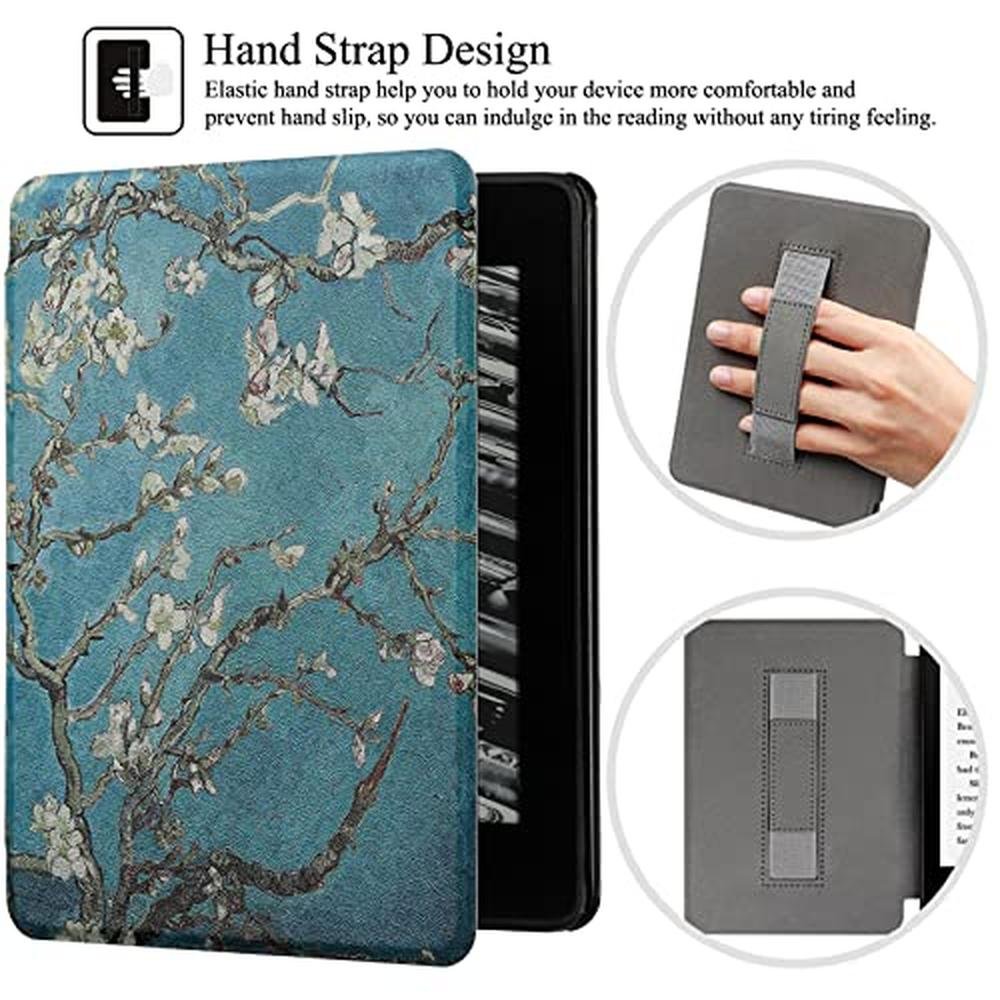 Kindle Paperwhite: REASUN Premium PU Leather Case for – In Use