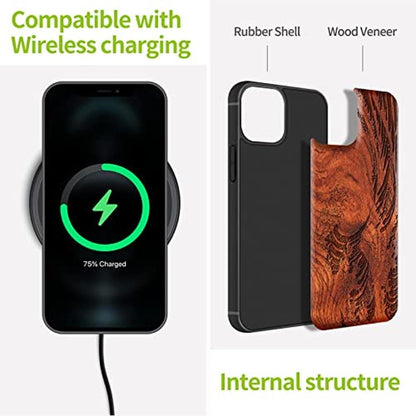 Wood Case: Carveit Magnetic Wood Case for iPhone 13 Pro – Packaging