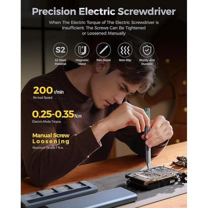 Lifegoo Screwdriver: Lifegoo Mini Electric 62-in-1 Cordless – In Use
