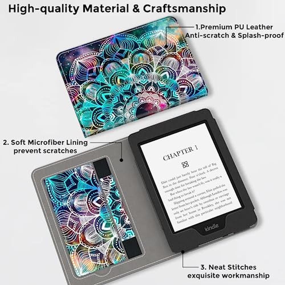 Case Kindle: VORI Stand Case for 7.6.8 Kindle Paperwhite – In Use