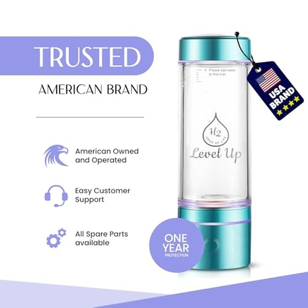 Hydrogen Water: LevelUpWay 2025 Dual Chamber SPE PEM – Side View