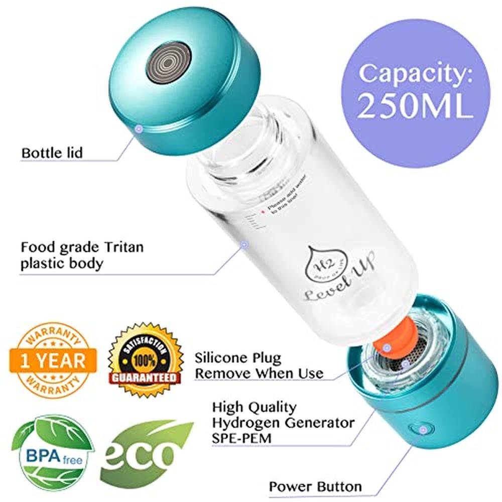 Hydrogen Water: LevelUpWay 2025 Dual Chamber SPE PEM – Close-up Detail