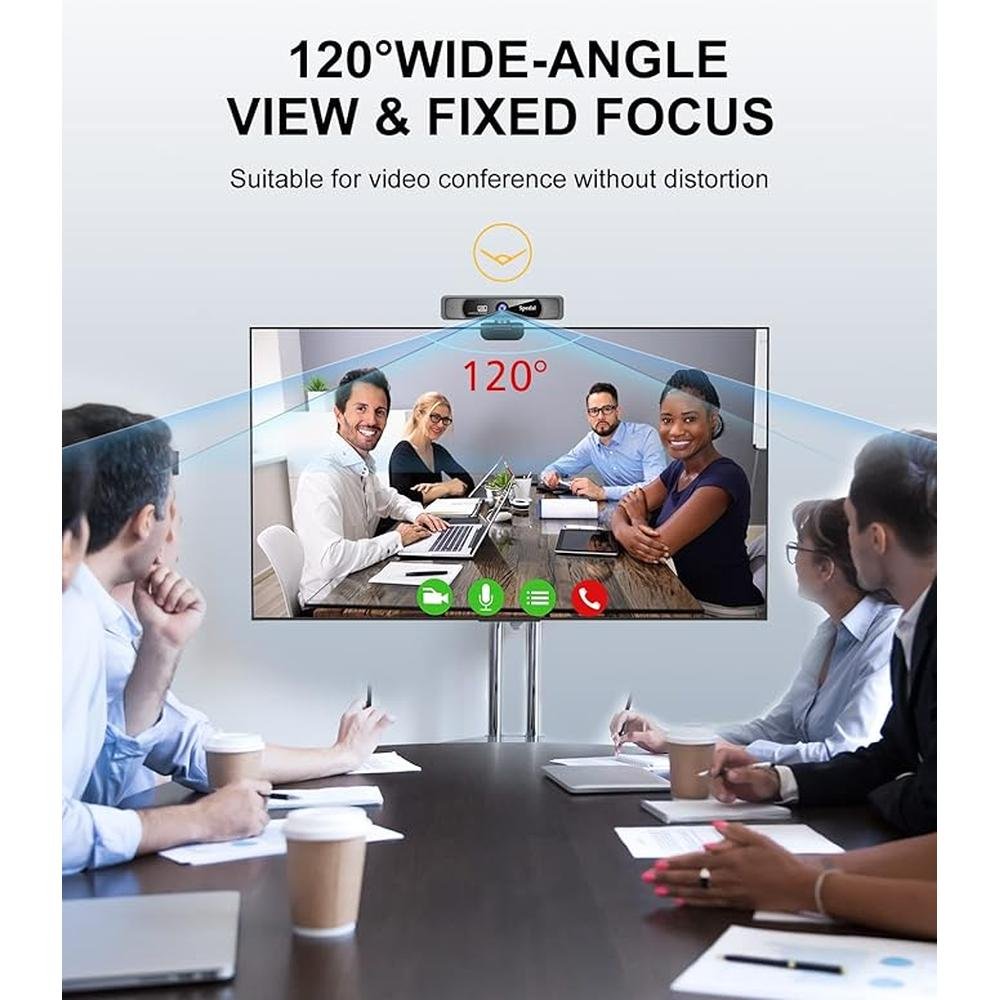 Webcam Spedal: Spedal 4K UHD Webcam with AI Noise Reduction – Close-up Detail