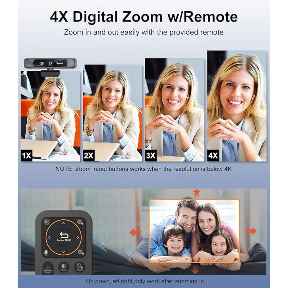 Webcam Spedal: Spedal 4K UHD Webcam with AI Noise Reduction – In Use