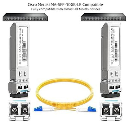 SFP 10GBase: Cisco Meraki MA SFP 10GB LR – Side View