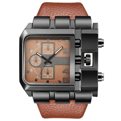 Face Watches: Reginald Hip Hop Mens 53MM Large Face Watch – Front View