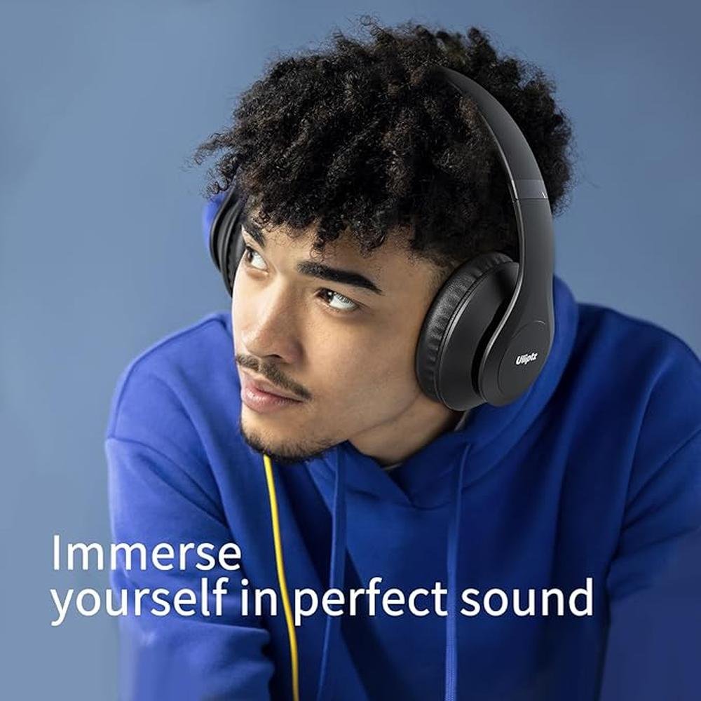 Uliptz Wireless Bluetooth Headphones – Side View