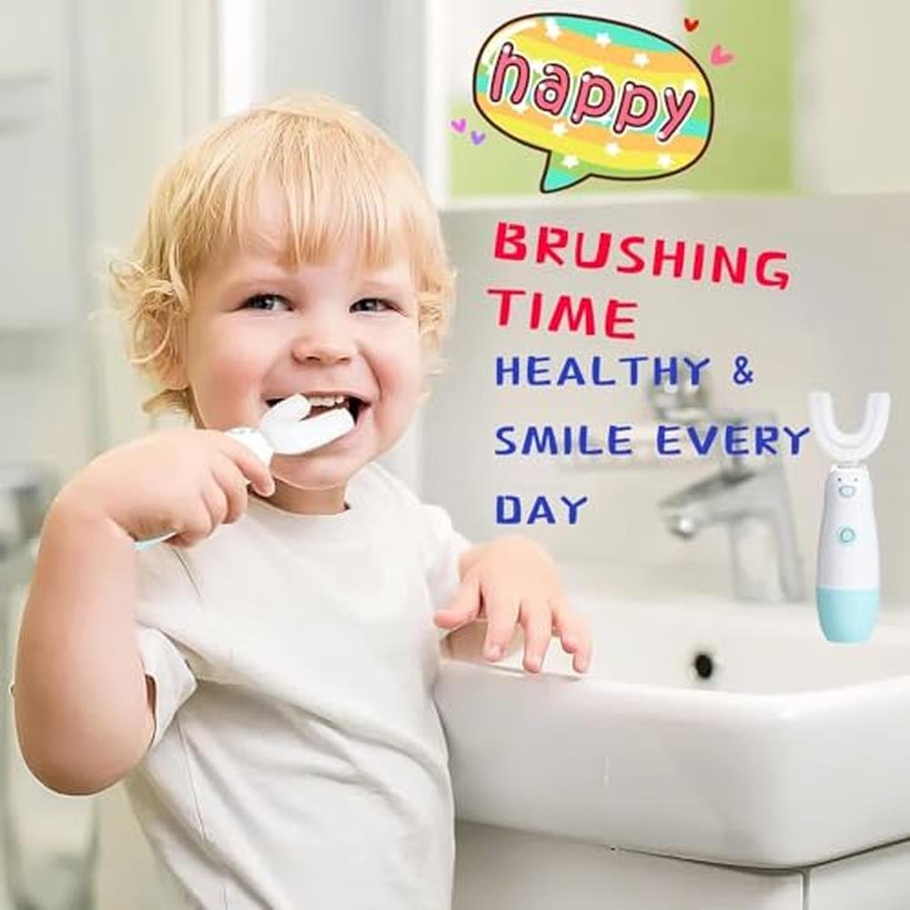 Premium Electric Toothbrush for Kids – In Use