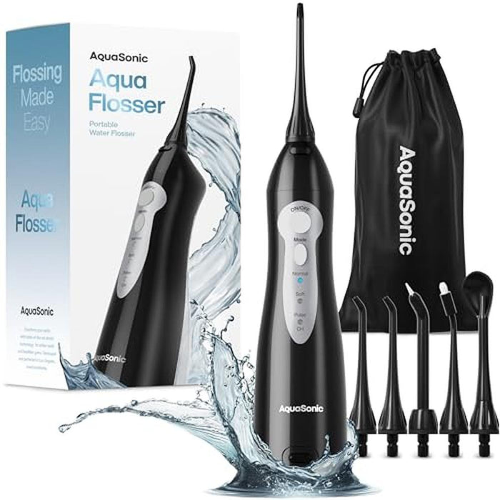 Flosser Aquasonic: AquaSonic Aqua Flosser Cordless – Front View