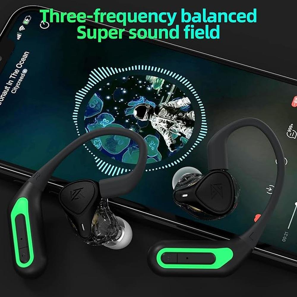 KZ AZ10 Bluetooth V5.2 aptX/TWS + Earbuds Hook with Mic – Packaging