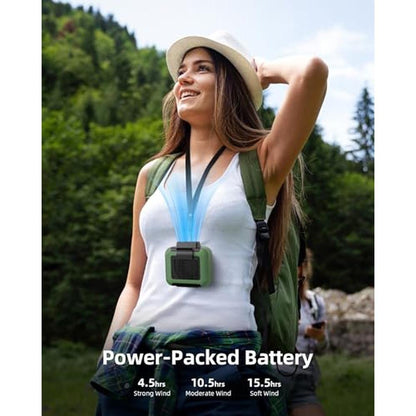 Portable Waist Fan: Yeedie Rechargeable Mini Waist Fan with – Close-up Detail