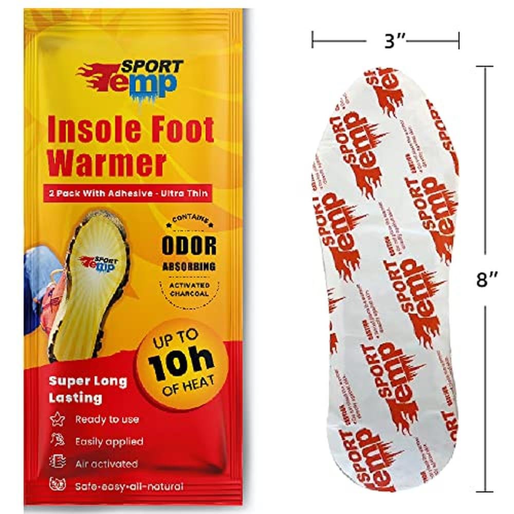Insole Warmers: Hothands Insole Foot Warmers Ultra Thin – Side View