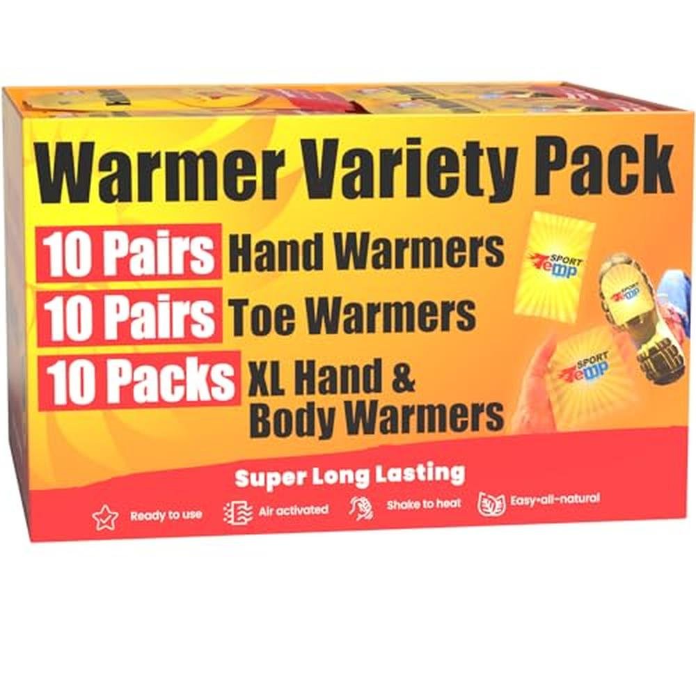 Hand Warmers: Premium Variety Pack – Front View
