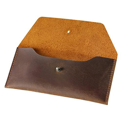 Ringsun Leather Money Cash Envelopes Wallet for Men – Front View