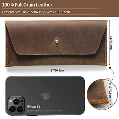 Ringsun Leather Money Cash Envelopes Wallet for Men – Side View