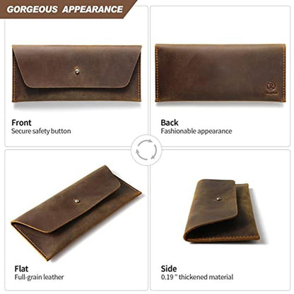 Ringsun Leather Money Cash Envelopes Wallet for Men – In Use
