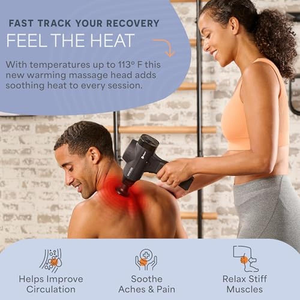 Gun Massager: LifePro Sonic Pro Handheld Electric Massage – Side View