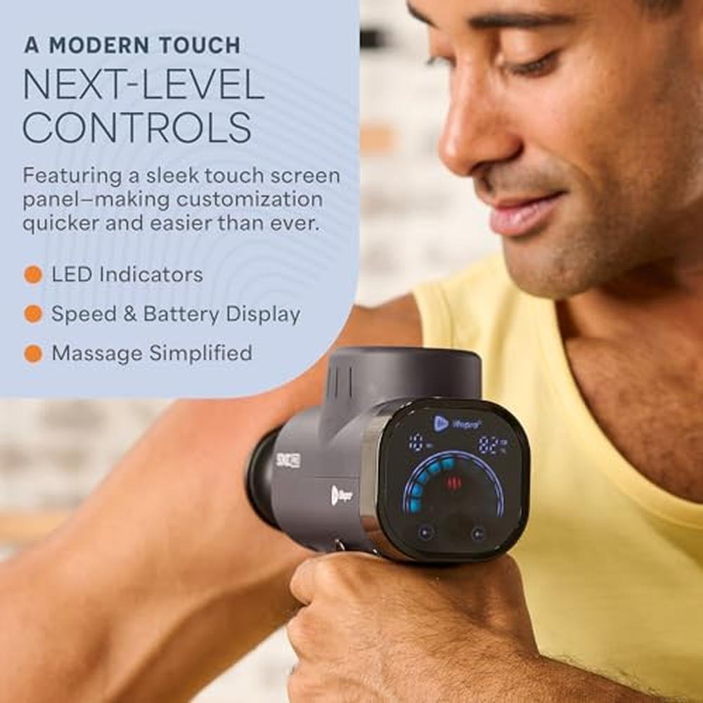 Gun Massager: LifePro Sonic Pro Handheld Electric Massage – Close-up Detail