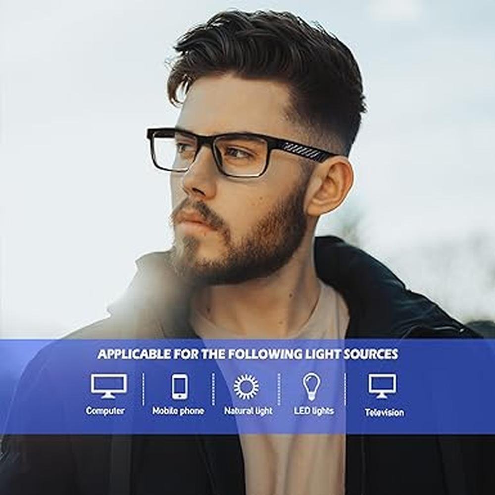 Glasses Anyluv: Anyluv Blue Light Glasses Men Women – Close-up Detail