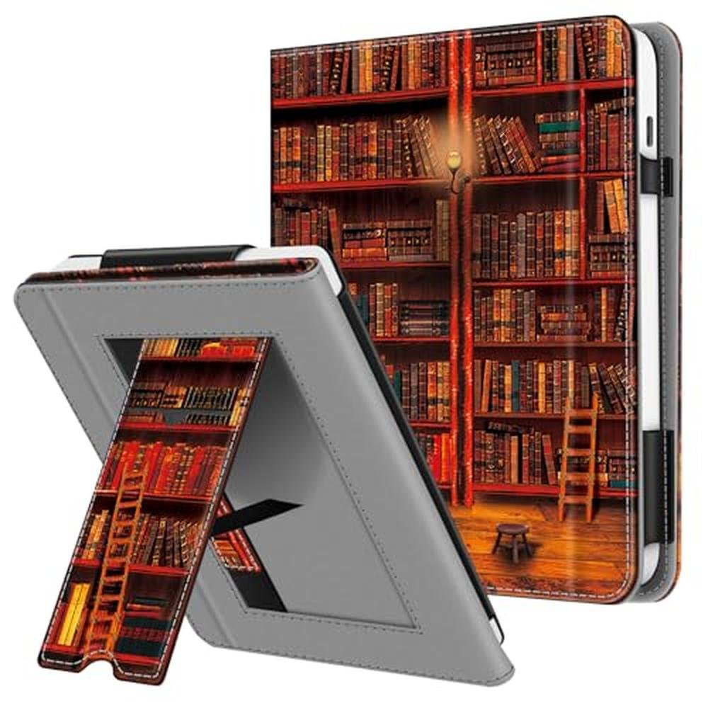 Kobo Stand: Fintie Premium PU Leather Stand Case for 7 Kobo – Front View