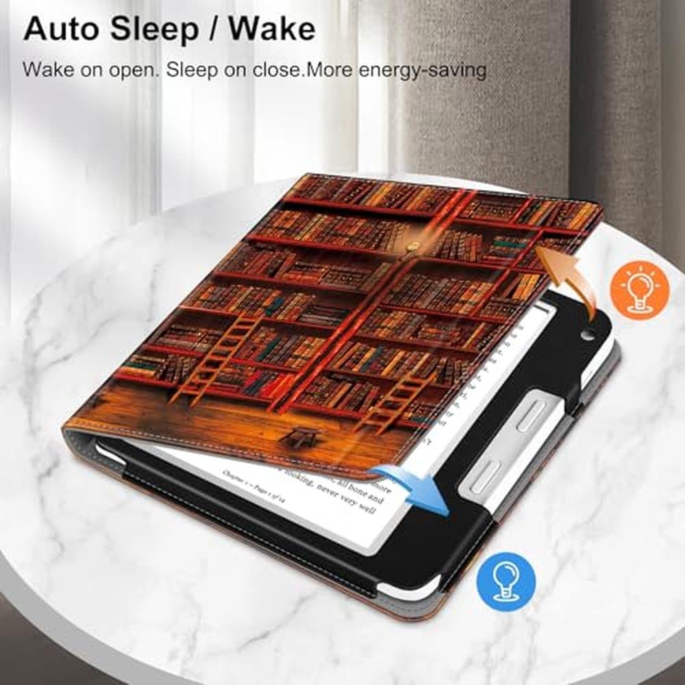 Kobo Stand: Fintie Premium PU Leather Stand Case for 7 Kobo – Close-up Detail