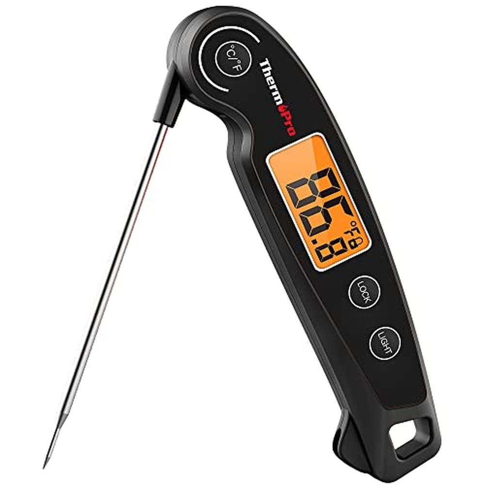 Thermometer Digital: ThermoPro TP605 Instant Read Meat – Front View