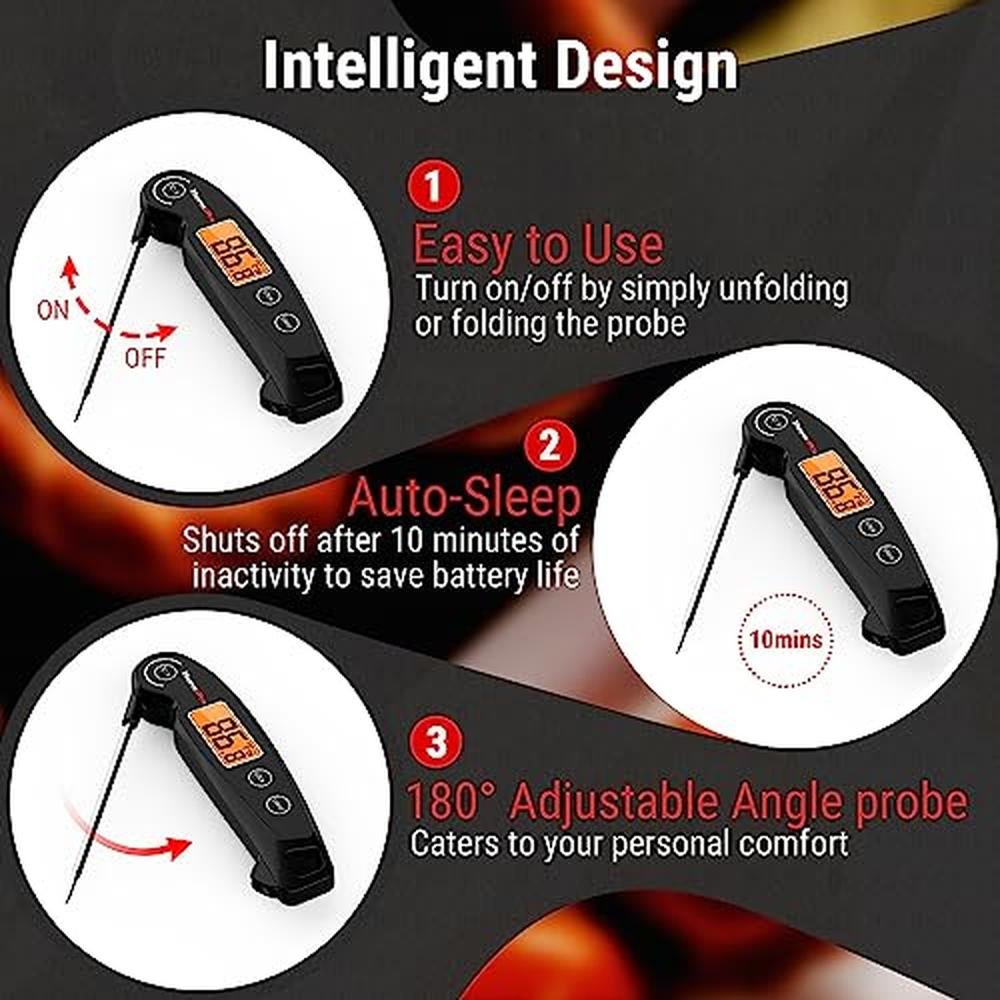 Thermometer Digital: ThermoPro TP605 Instant Read Meat – Close-up Detail