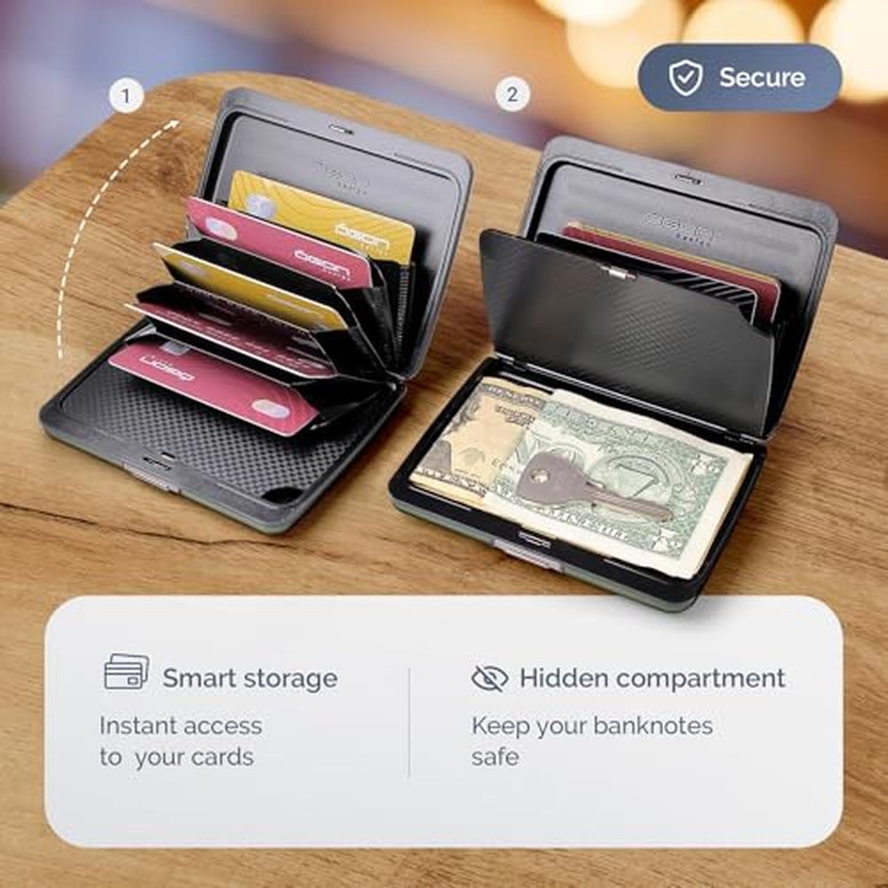 Large Ogon Designs Aluminum Wallet – Close-up Detail
