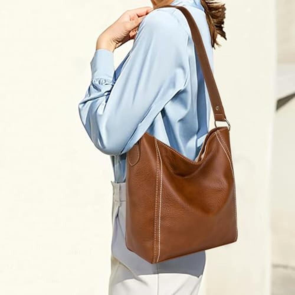 Purses Women: Montana West MWC-070BR Vegan Leather Shoulder – Side View