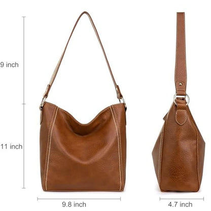 Purses Women: Montana West MWC-070BR Vegan Leather Shoulder – In Use
