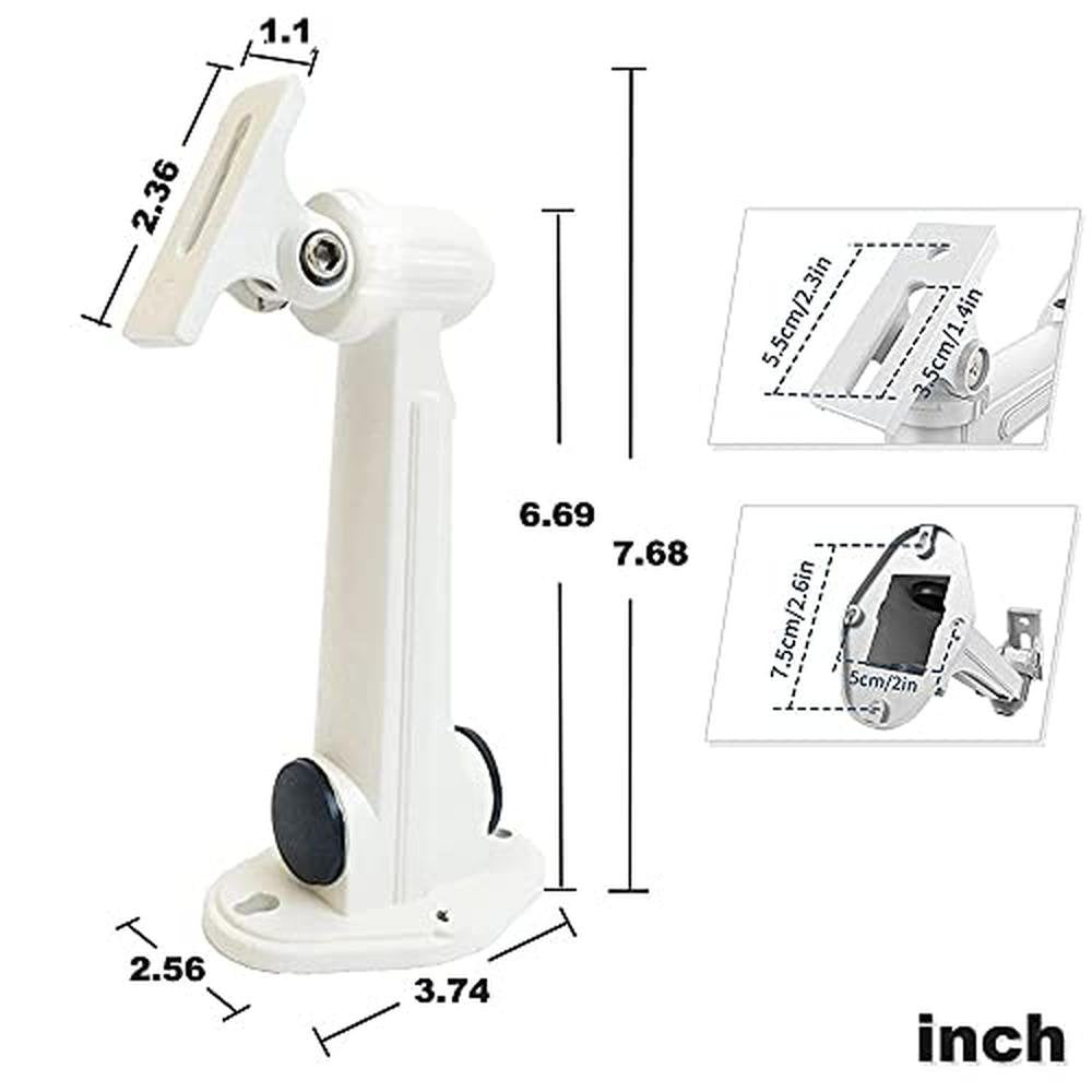 Camera Bracket: PCUORLEORS Universal CCTV Security Camera – Side View