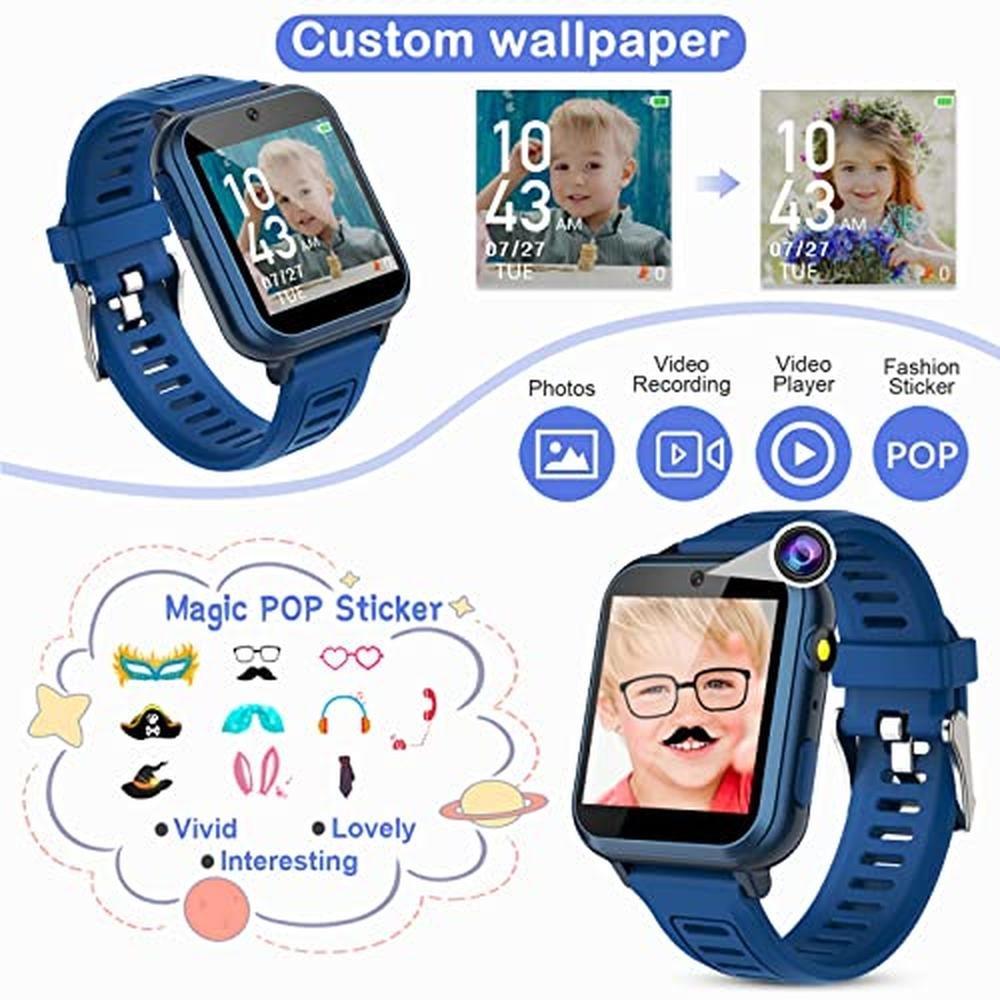High-Performance Kids Watch with 24 Puzzle Games and – Close-up Detail