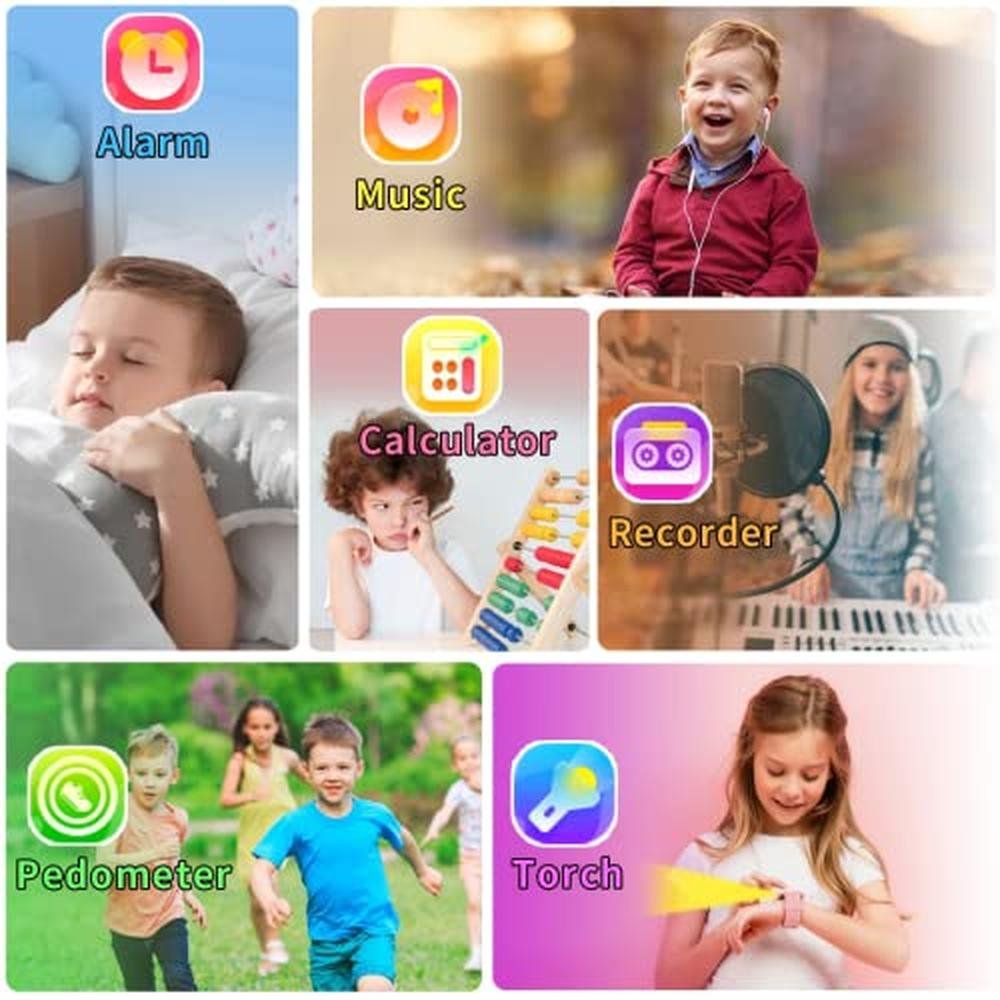 High-Performance Kids Watch with 24 Puzzle Games and – In Use