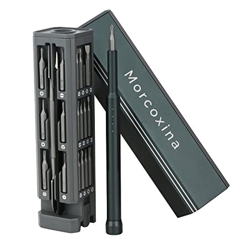Precision Screwdriver Set: Morcoxina 46 in 1 Mini – Front View