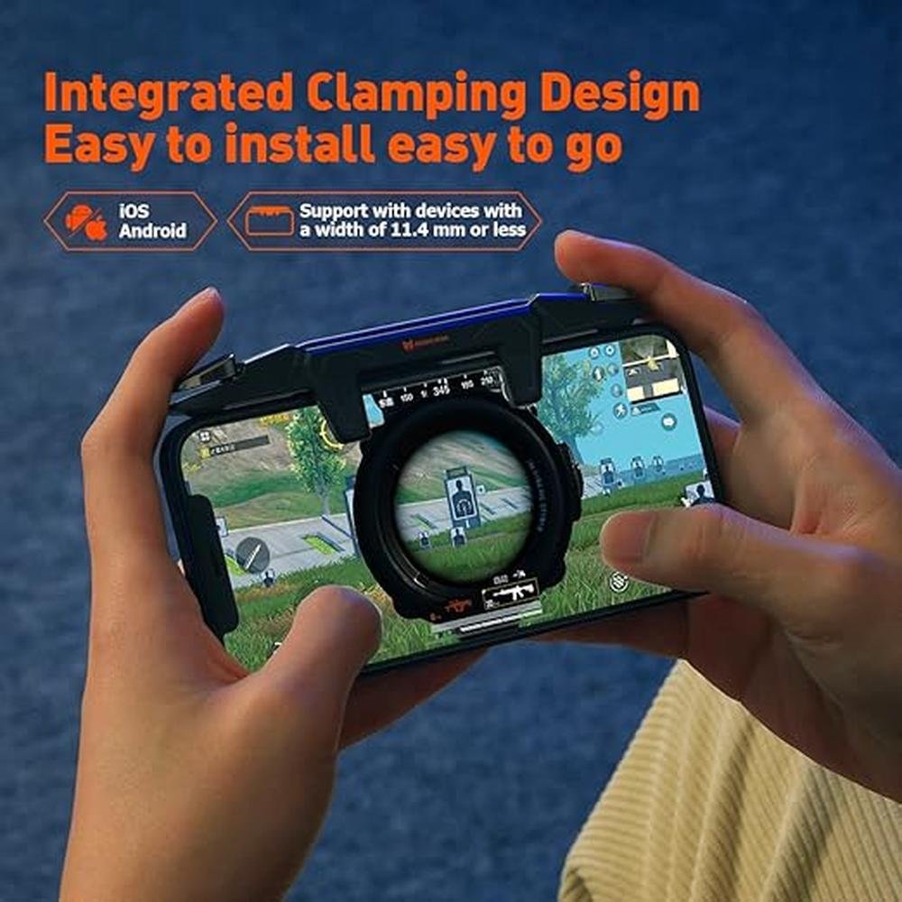 Mobile Gaming Controller: BIGBIG WON Gaming Triggers for – In Use