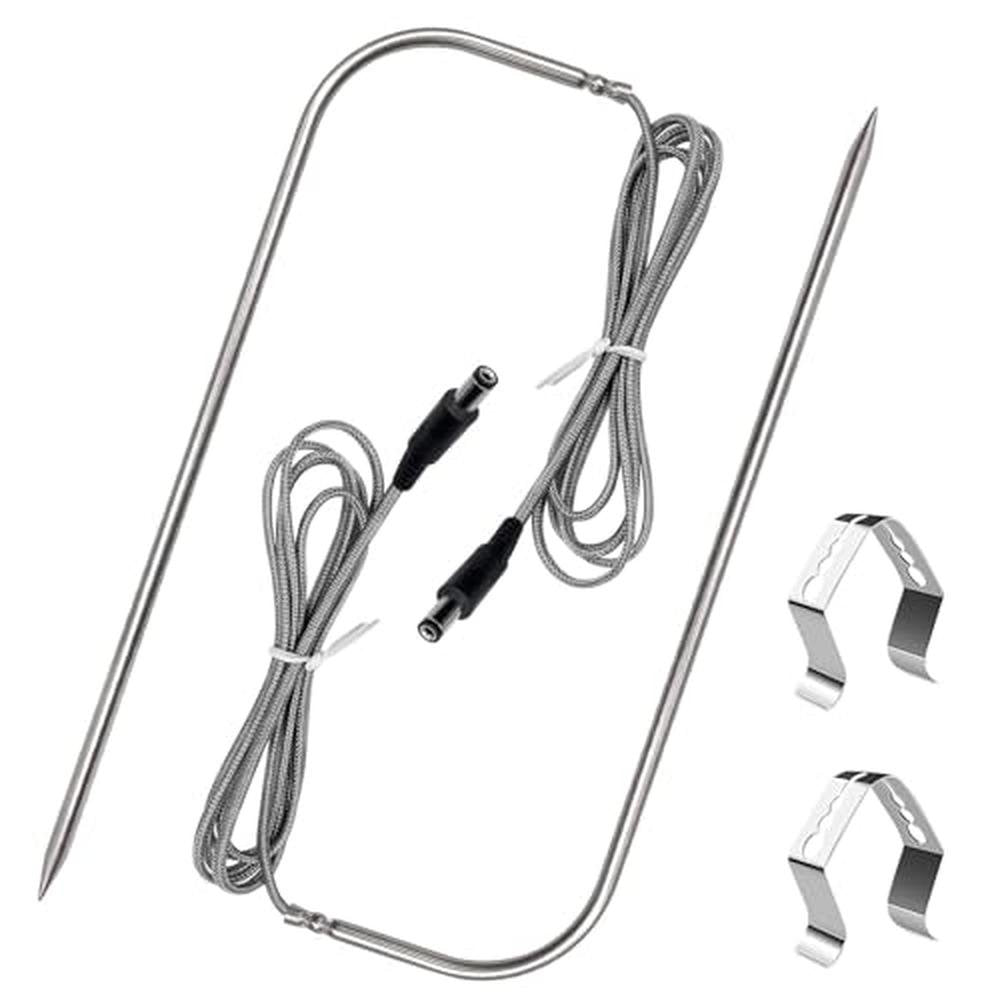Probe Grill: 2-Pack Temperature Meat Probe Replacement for – Front View