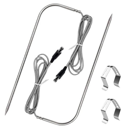 Probe Grill: 2-Pack Temperature Meat Probe Replacement for – Front View