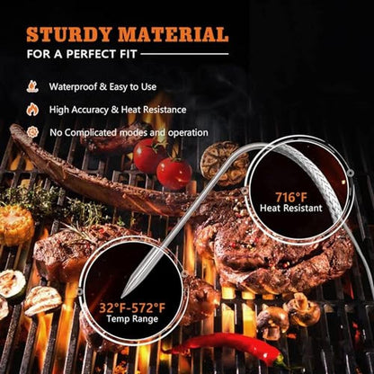 Probe Grill: 2-Pack Temperature Meat Probe Replacement for – Packaging