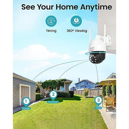 Security Outdoor: DEKCO 2K Security Camera Outdoor 2Packs – Packaging