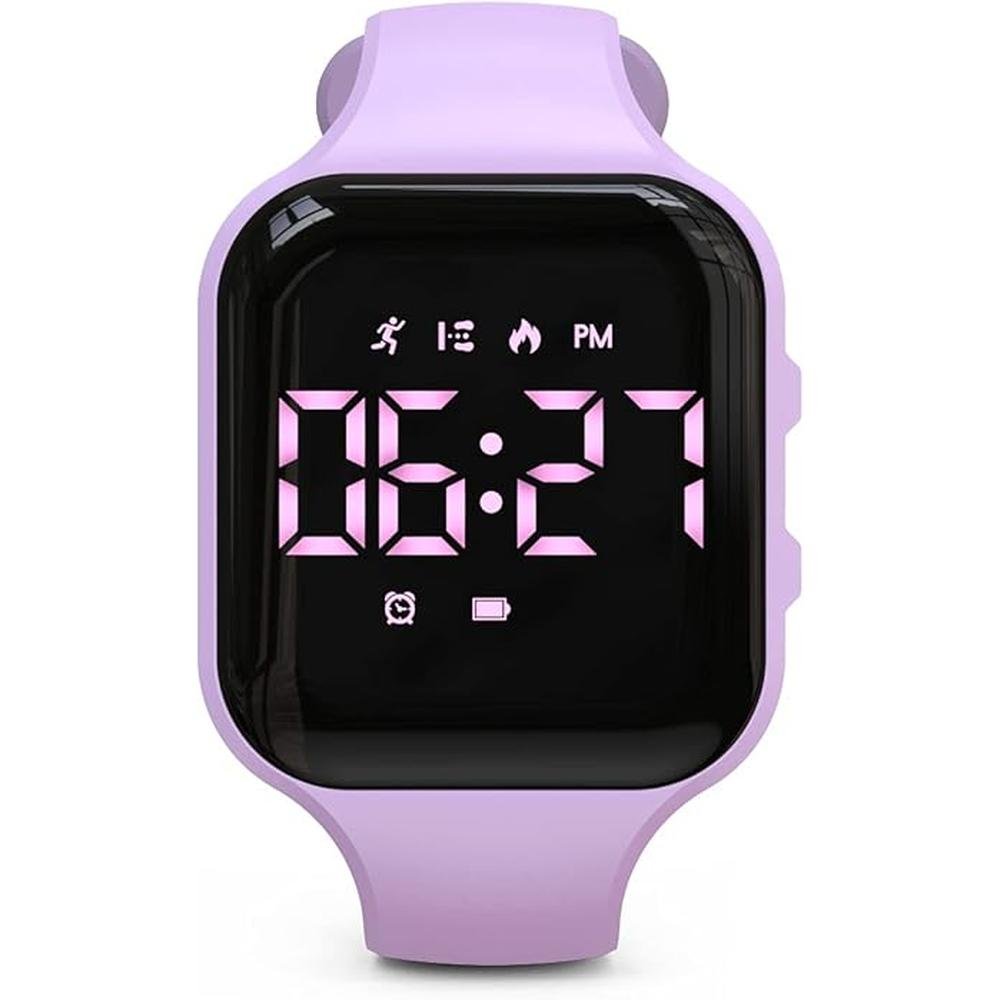 Watch Non: Focwony Digital Pedometer Watch – Front View