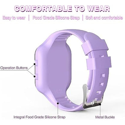 Watch Non: Focwony Digital Pedometer Watch – Side View