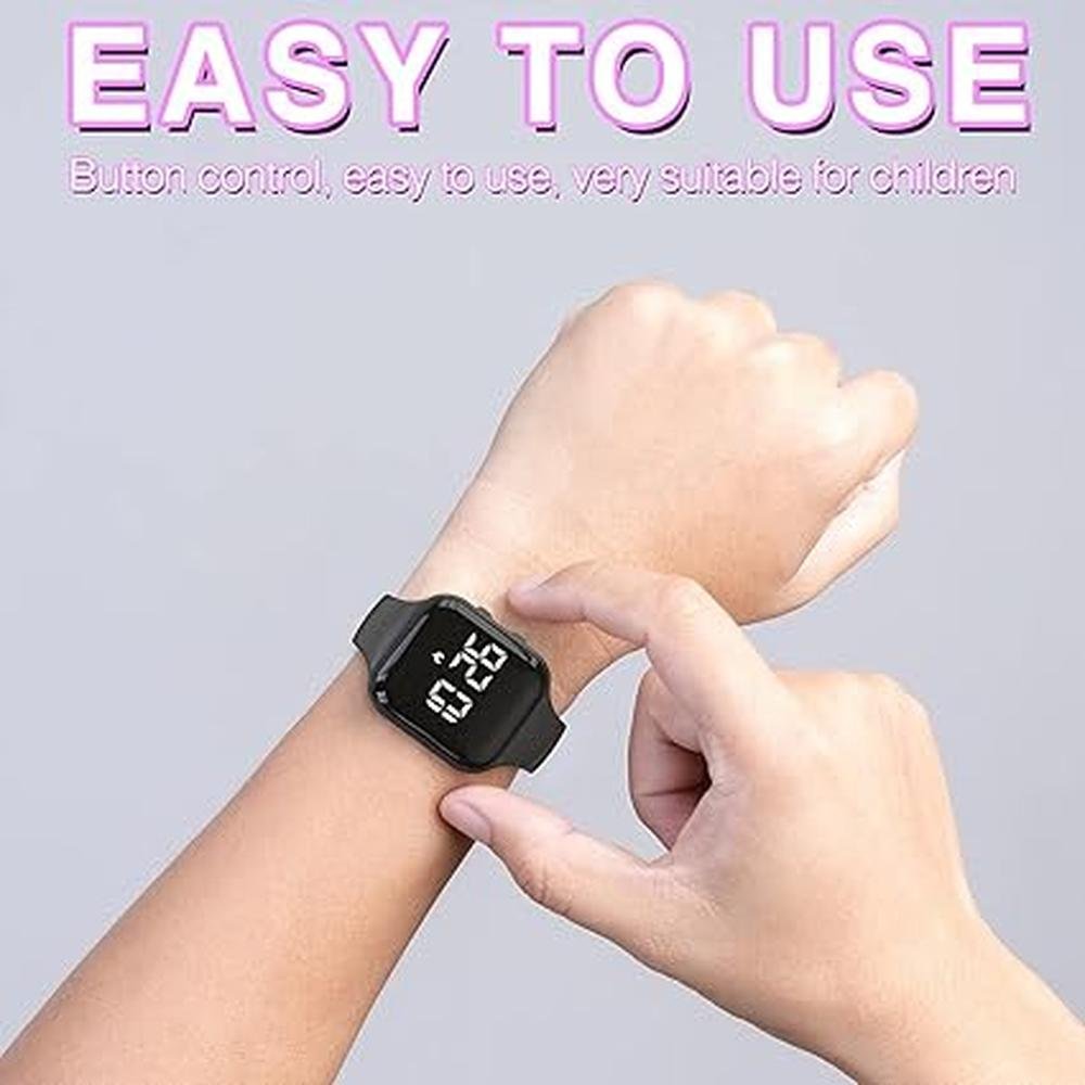 Watch Non: Focwony Digital Pedometer Watch – In Use