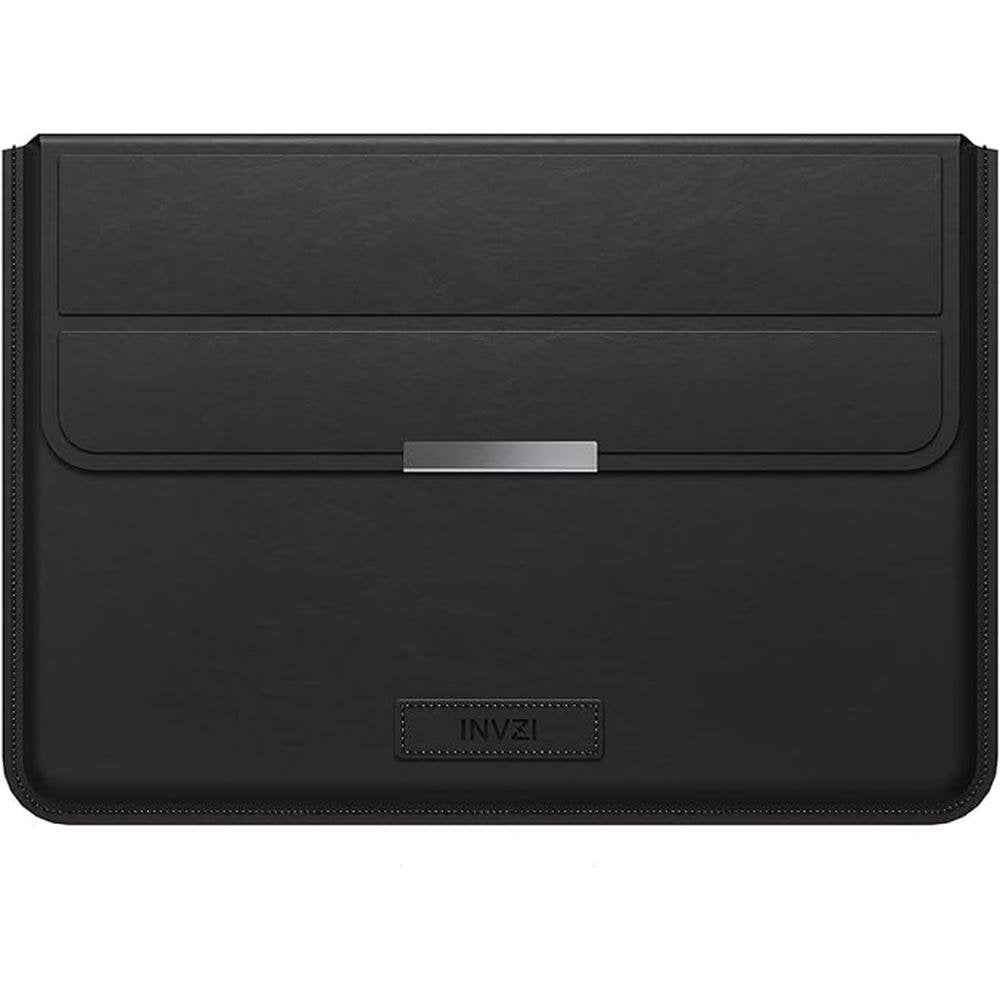 MacBook INVZI Sleeve: INVZI Vegan Leather Case for 13-14 – Front View