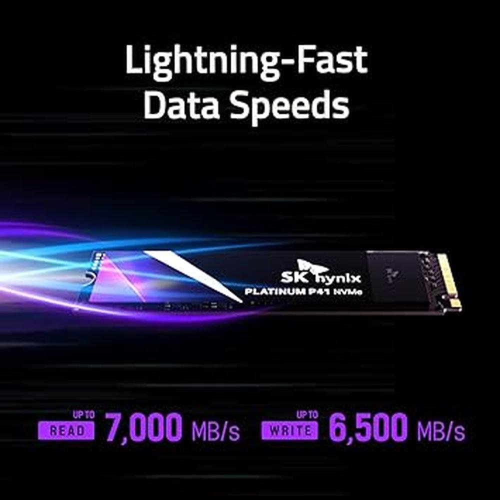 Hynix Platinum P41 2TB: USA Warehouse Premium SSD – Side View